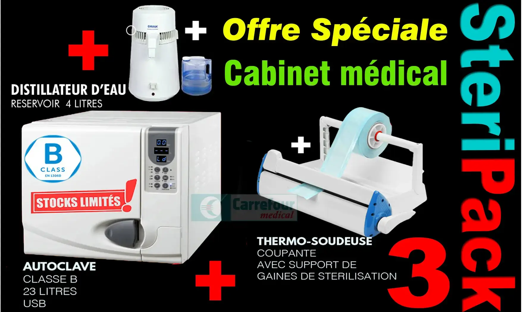 UNITE STERILISATION CABINET STERIPACK 3